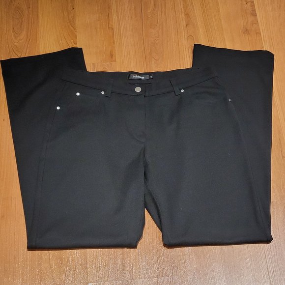 3/$75 SALE! Gollehaug Jean-Style Pant, Black with Crystals - Picture 2 of 5
